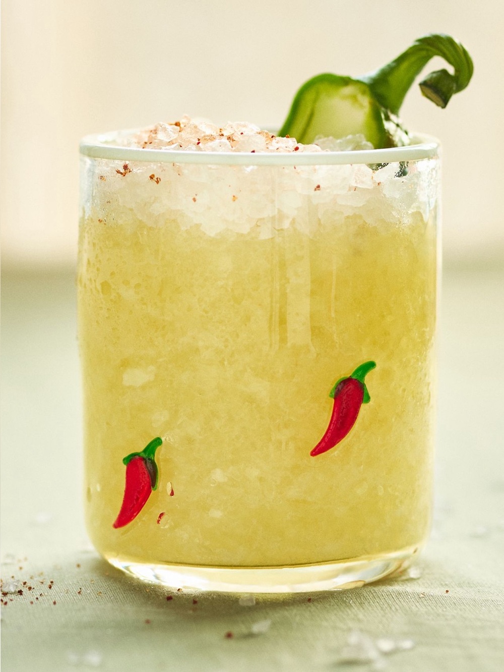 🌶️Anthropologie Icon Juice Glass New Red Chili Pepper Food and Drink Edition Set